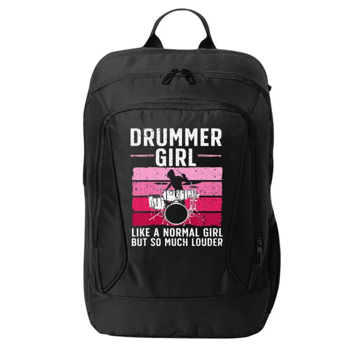 Best Drums For Drummer Music Band City Backpack