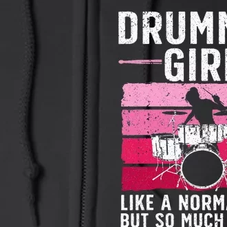 Best Drums For Drummer Music Band Full Zip Hoodie