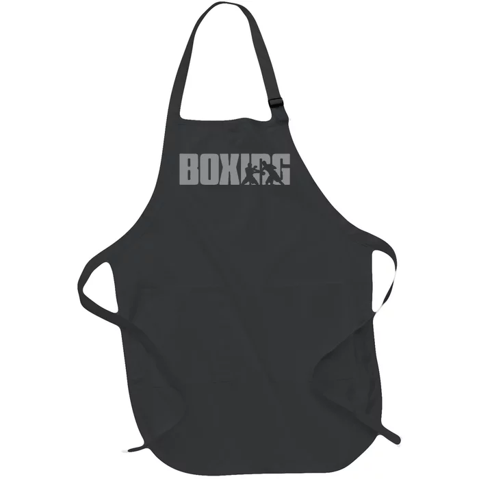 Boxing Design For Boxer Boxing Full-Length Apron With Pocket