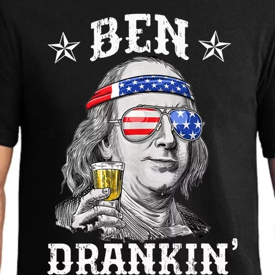 Ben Drankin Funny 4th Of July Pajama Set