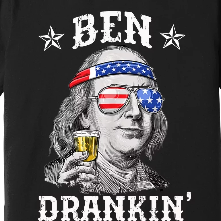 Ben Drankin Funny 4th Of July Premium T-Shirt