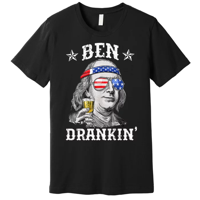 Ben Drankin Funny 4th Of July Premium T-Shirt