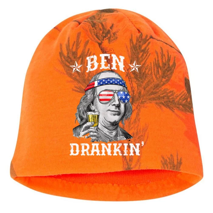 Ben Drankin Funny 4th Of July Kati - Camo Knit Beanie