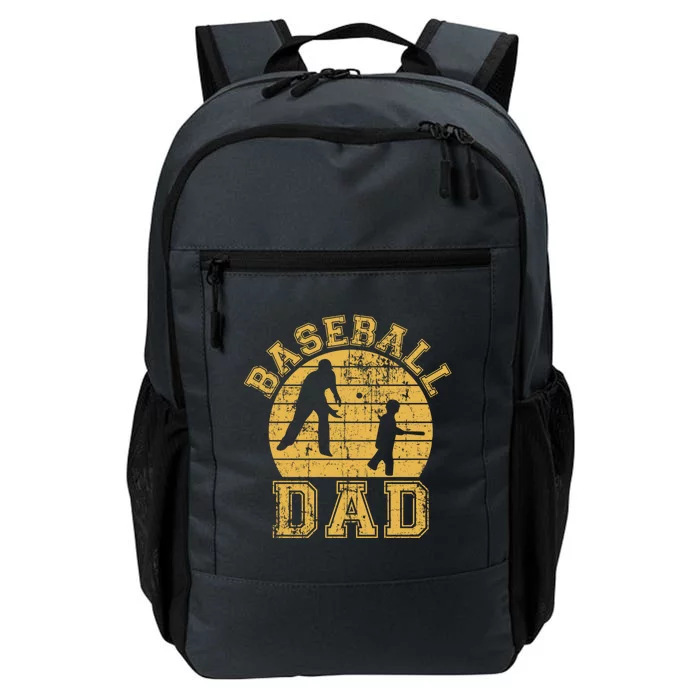 Baseball Dad Father Son Proud Daddy Papa Grandpa Sports Cute Gift Daily Commute Backpack