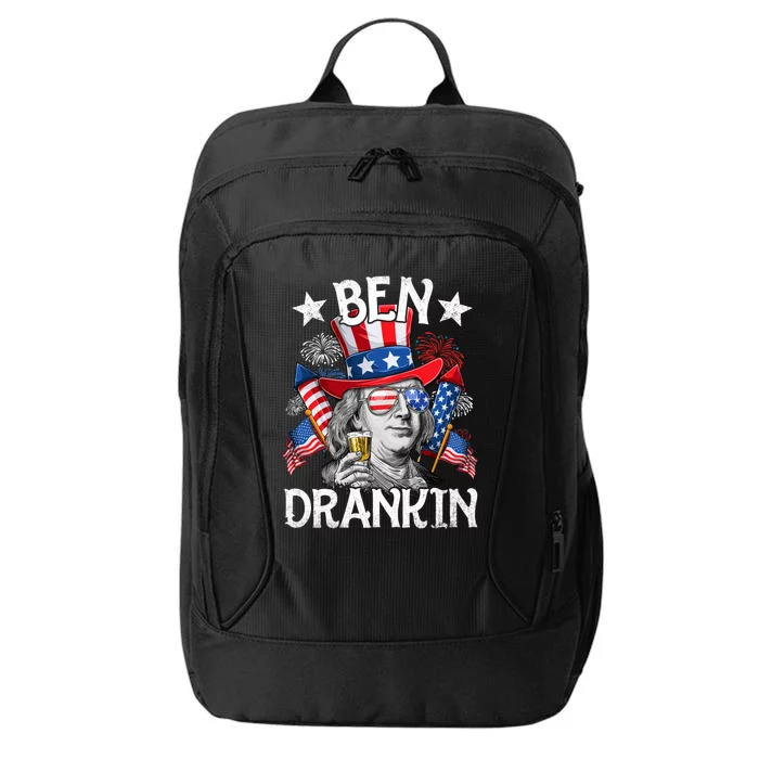 Ben Drankin Funny 4th Of July Shirts Fireworks Patriotic City Backpack