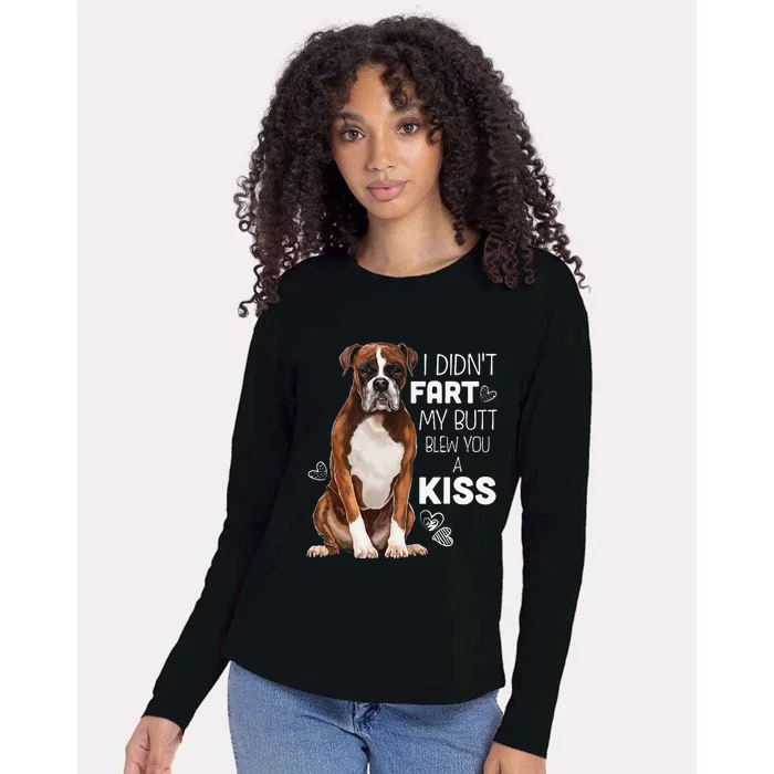 Boxer Dog, Funny Boxer Dog Gifts Womens Cotton Relaxed Long Sleeve T-Shirt