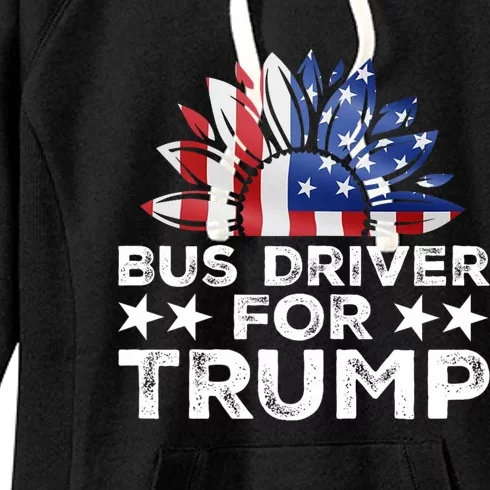 Bus Drivers For Trump Women's Fleece Hoodie