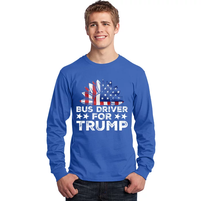 Bus Drivers For Trump Long Sleeve Shirt