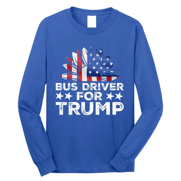 Bus Drivers For Trump Long Sleeve Shirt