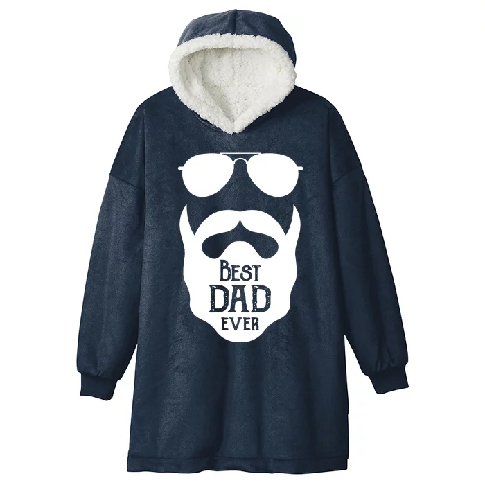 Best Dad For Beard Carrier Hooded Wearable Blanket