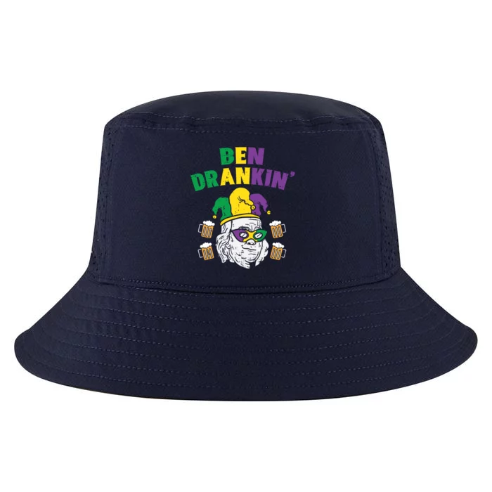 Ben Drankin Franklin Us President Funny Mardi Gras Ing Gift Cool Comfort Performance Bucket Hat