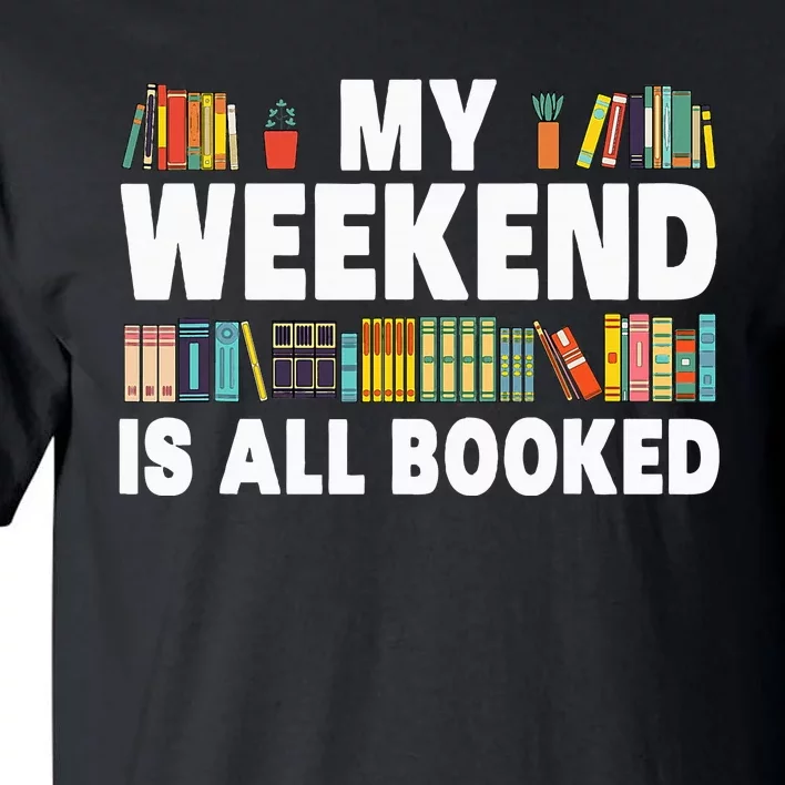 Book Design For Women Book Lover Library Reader Tall T-Shirt