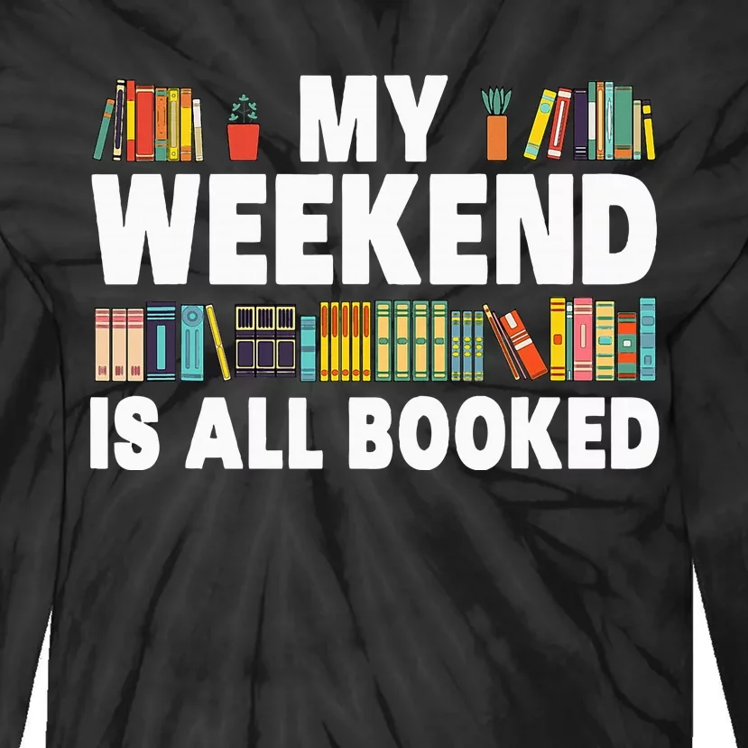 Book Design For Women Book Lover Library Reader Tie-Dye Long Sleeve Shirt