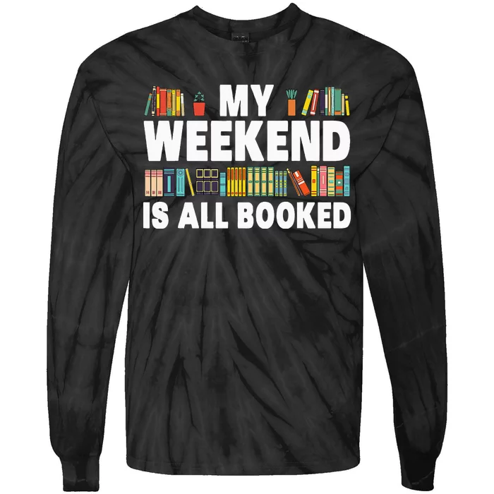 Book Design For Women Book Lover Library Reader Tie-Dye Long Sleeve Shirt