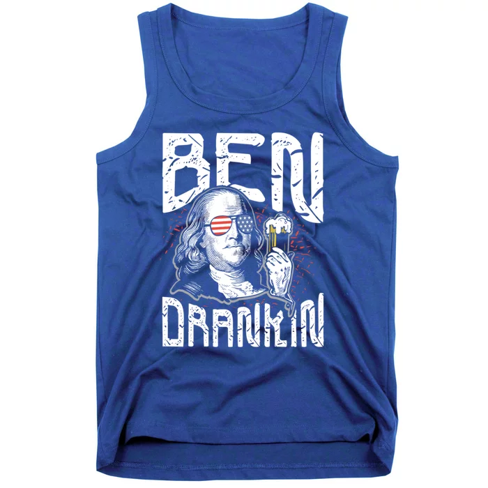 Ben Drankin Funny 4th Of July President Graphic Gift Tank Top