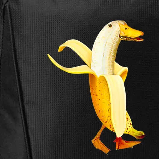 Banana Duck. Funny Anthropomorphic Fruit Animals City Backpack