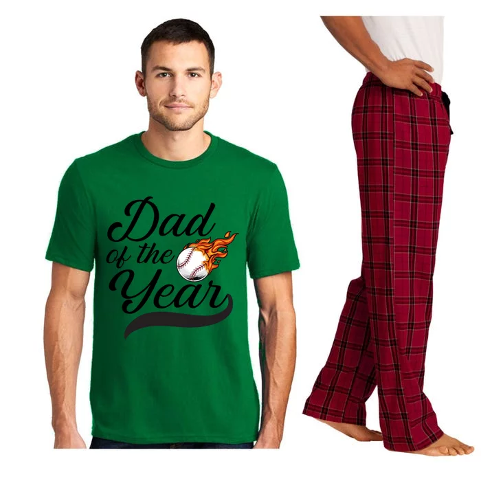 Baseball Dad FatherS Day Dad Of The Year Gift Pajama Set