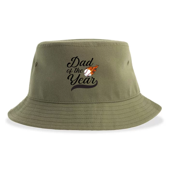 Baseball Dad FatherS Day Dad Of The Year Gift Sustainable Bucket Hat