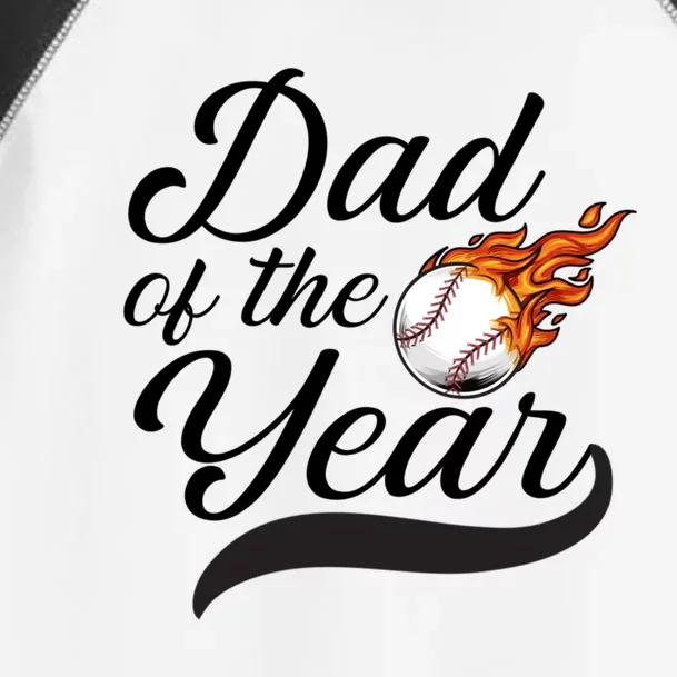 Baseball Dad FatherS Day Dad Of The Year Gift Toddler Fine Jersey T-Shirt