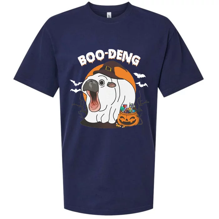 Boo Deng Funny Moo Deng Hallowee Sueded Cloud Jersey T-Shirt