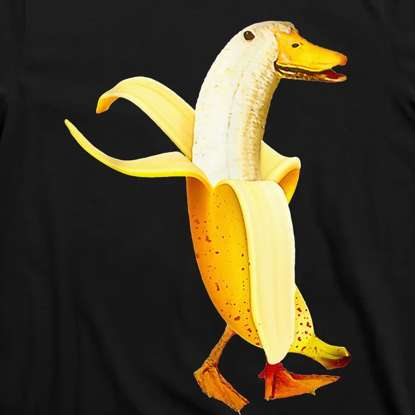 Banana Duck. Funny Anthropomorphic Fruit Animals T-Shirt