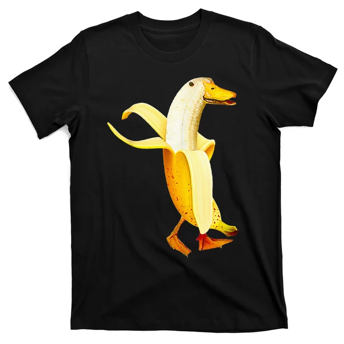 Banana Duck. Funny Anthropomorphic Fruit Animals T-Shirt