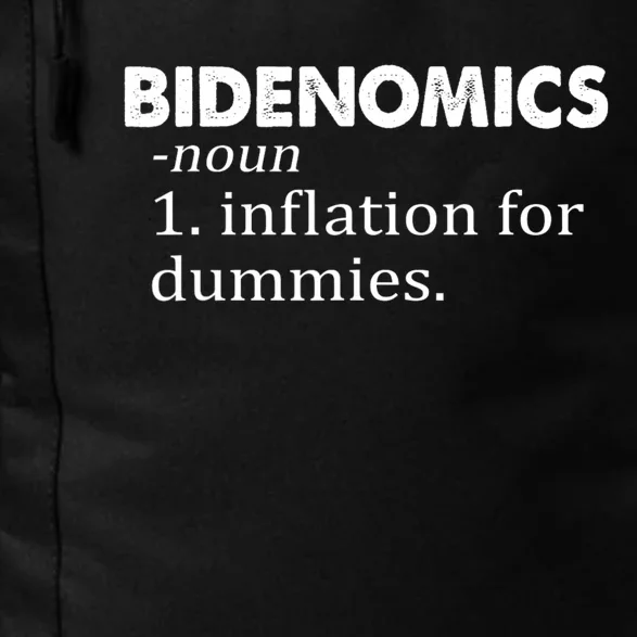 Bidenomics Definition Funny AntiBiden Daily Commute Backpack