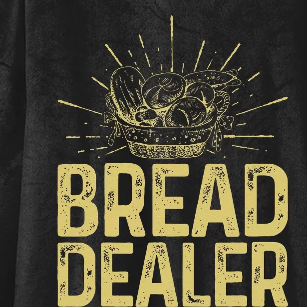 Bread Dealer Funny Bakery Baking Hooded Wearable Blanket