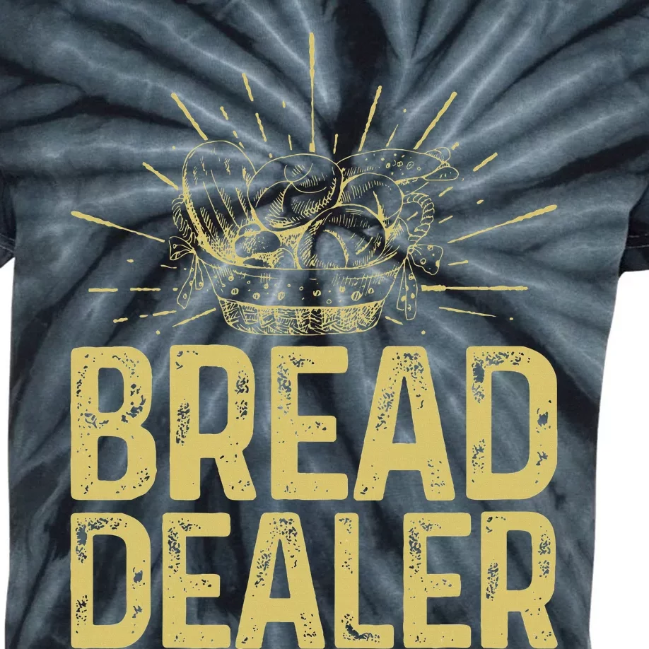 Bread Dealer Funny Bakery Baking Kids Tie-Dye T-Shirt