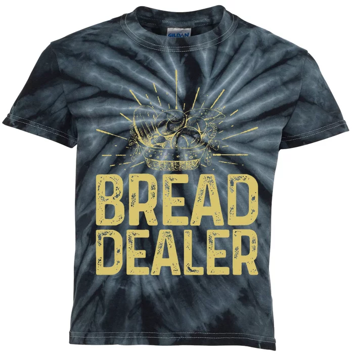 Bread Dealer Funny Bakery Baking Kids Tie-Dye T-Shirt