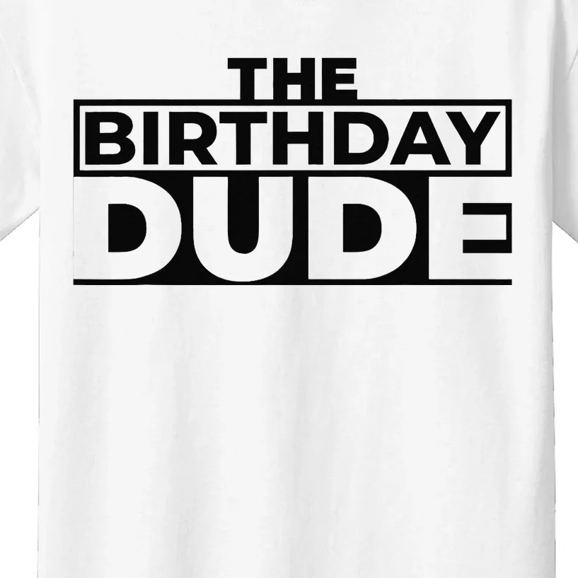 Birthday Dude Graphic Novelty Kids T-Shirt