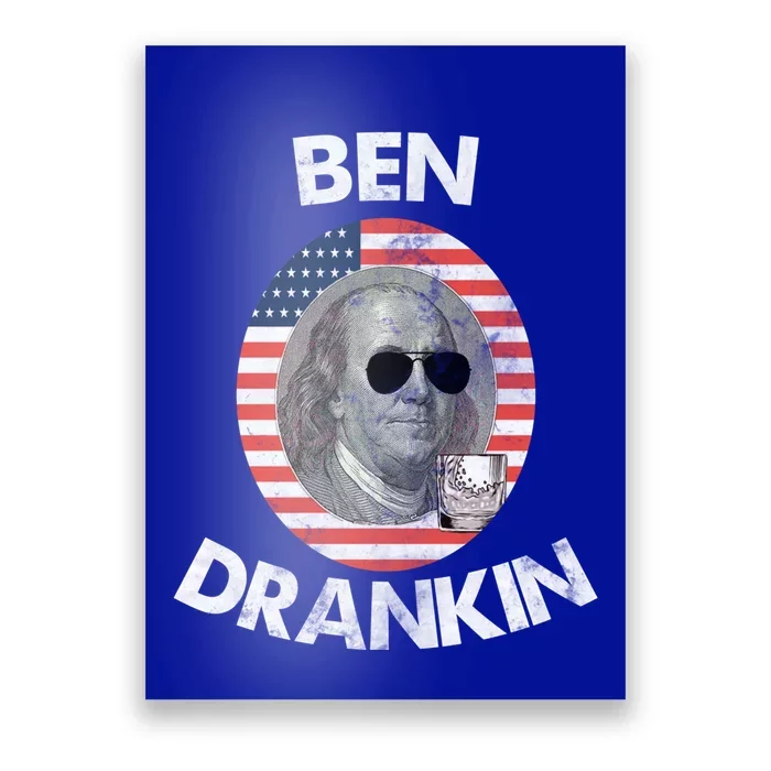 Ben Drankin Gift 4th Of July Gift Beer Party Gift Poster