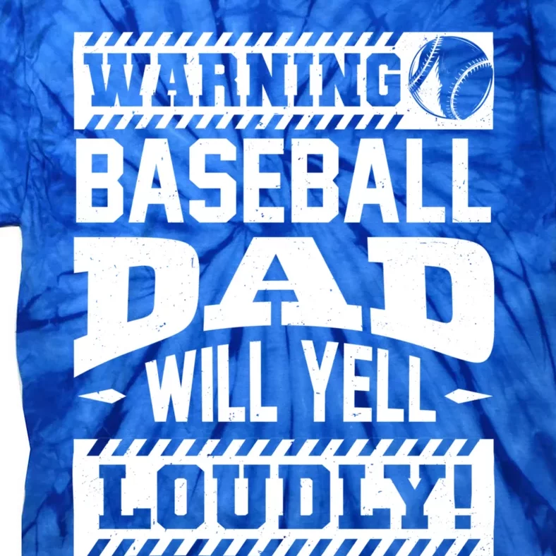 Baseball Dad Gift Baseball Lover Cool Gift Tie-Dye T-Shirt