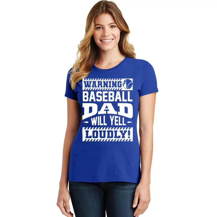 Baseball Dad Gift Baseball Lover Cool Gift Women's T-Shirt