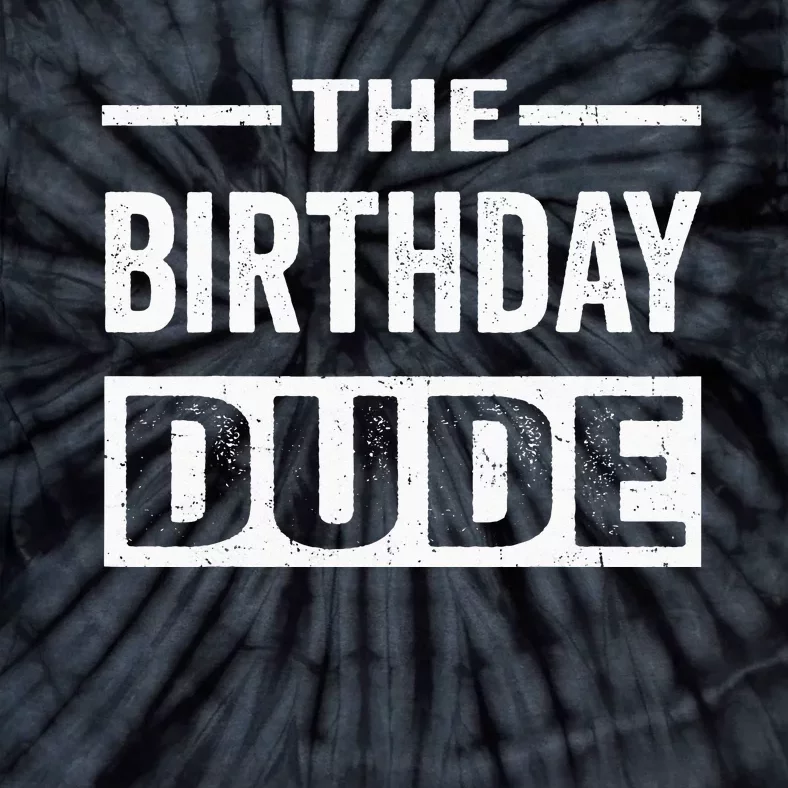 Birthday Dude Graphic Novelty Tie-Dye T-Shirt