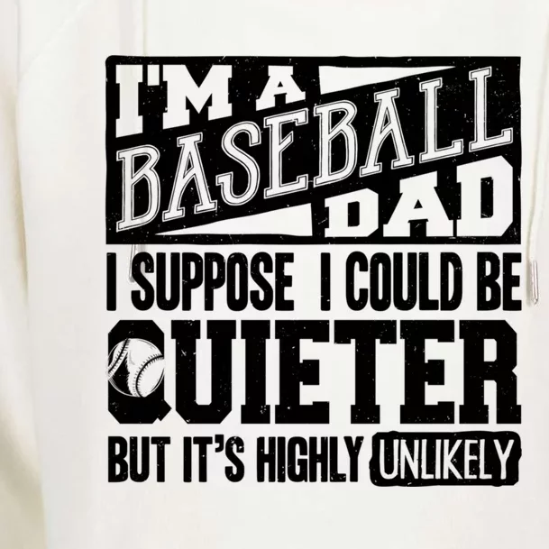 Baseball Dad Gift Baseball Lover Gift Womens Funnel Neck Pullover Hood