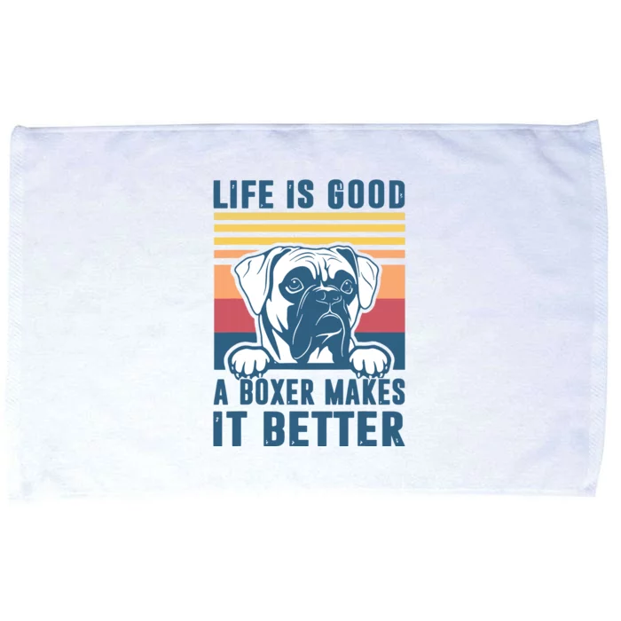 Boxer Dog Gifts For Men Women Boxer Dog Dad Mom Microfiber Hand Towel