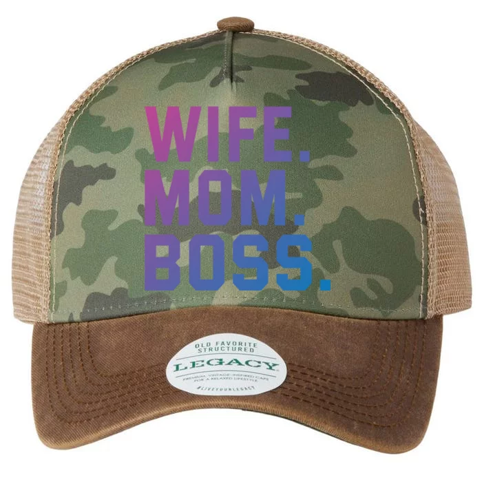 Boss Day Great Gift Wife Mom Boss Mama MotherS Day Birthday Gift Legacy Tie Dye Trucker Hat