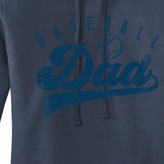 Baseball Dad Gifts Daddy Fathers Day Women's Pullover Hoodie