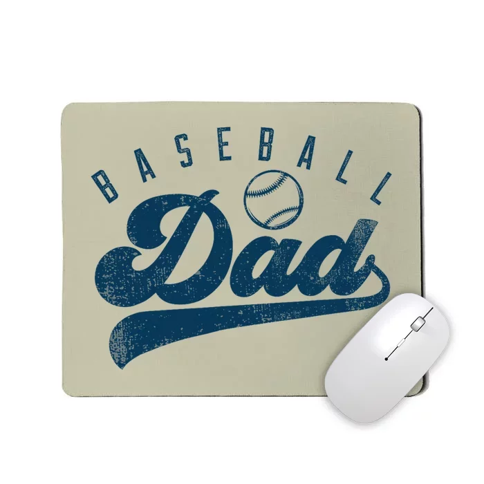 Baseball Dad Gifts Daddy Fathers Day Mousepad