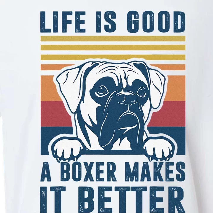 Boxer Dog Gifts For Boxer Dog Dad Mom Sueded Cloud Jersey T-Shirt