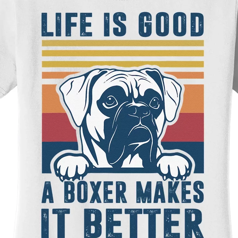 Boxer Dog Gifts For Boxer Dog Dad Mom Women's T-Shirt