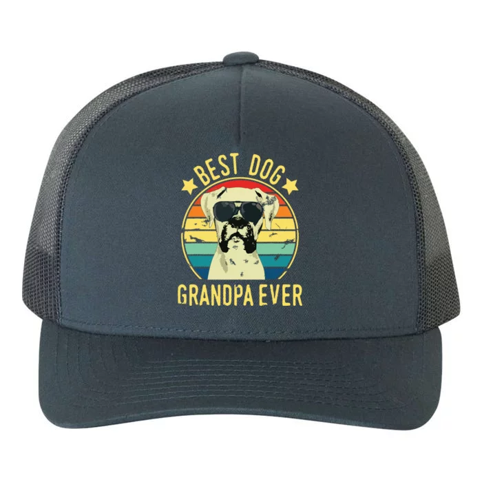 Best Dog Grandpa Ever Boxer Fathers Day Yupoong Adult 5-Panel Trucker Hat