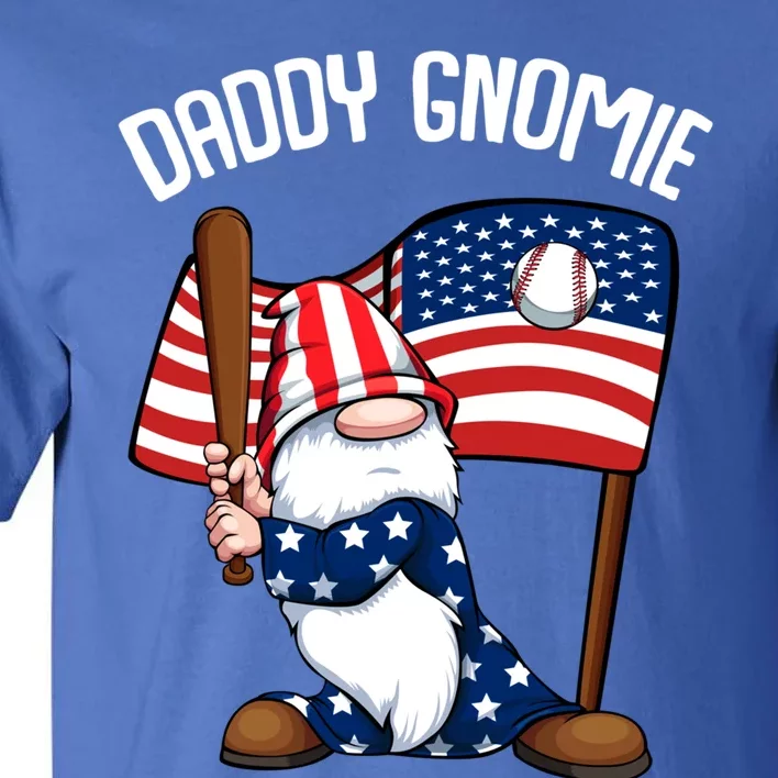 Basketball Daddy Gnome 4th Of July American Memorial Day Gift Tall T-Shirt