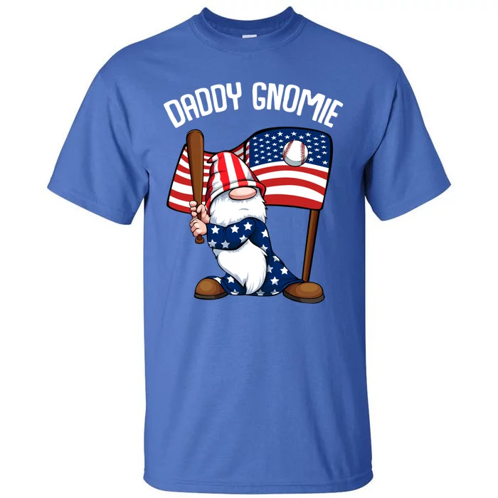 Basketball Daddy Gnome 4th Of July American Memorial Day Gift Tall T-Shirt