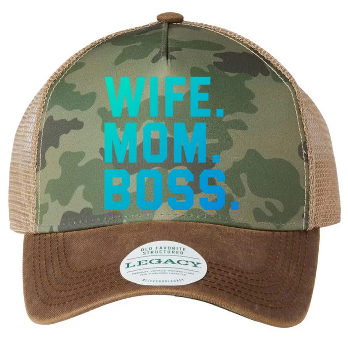 Boss Day Great Gift Wife Mom Boss Mama MotherS Day Birthday Gift Legacy Tie Dye Trucker Hat