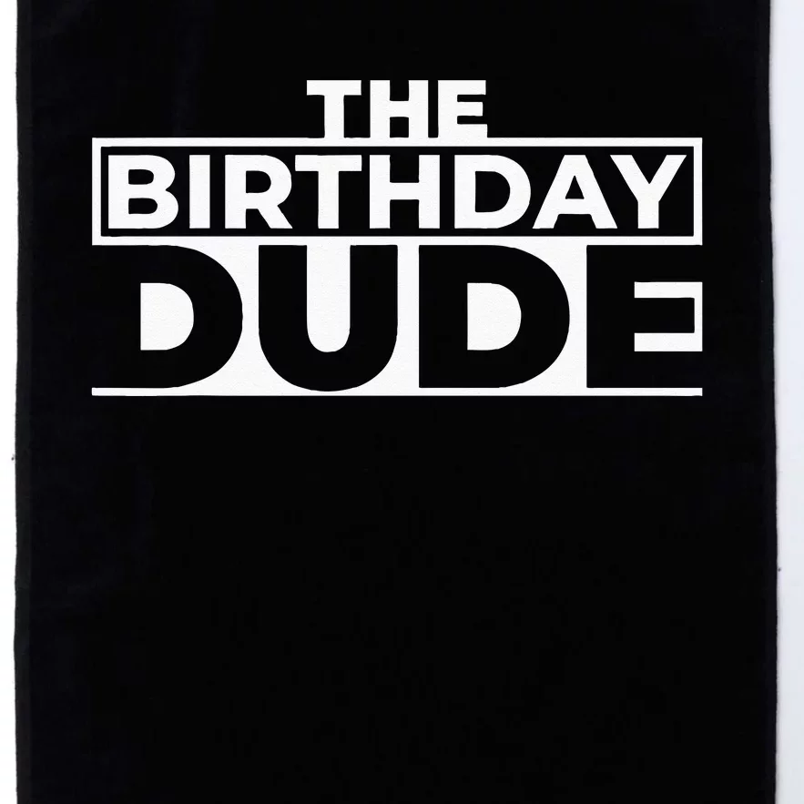 Birthday Dude Graphic Novelty Platinum Collection Golf Towel