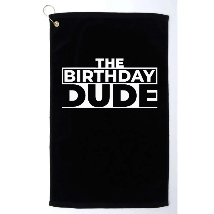 Birthday Dude Graphic Novelty Platinum Collection Golf Towel