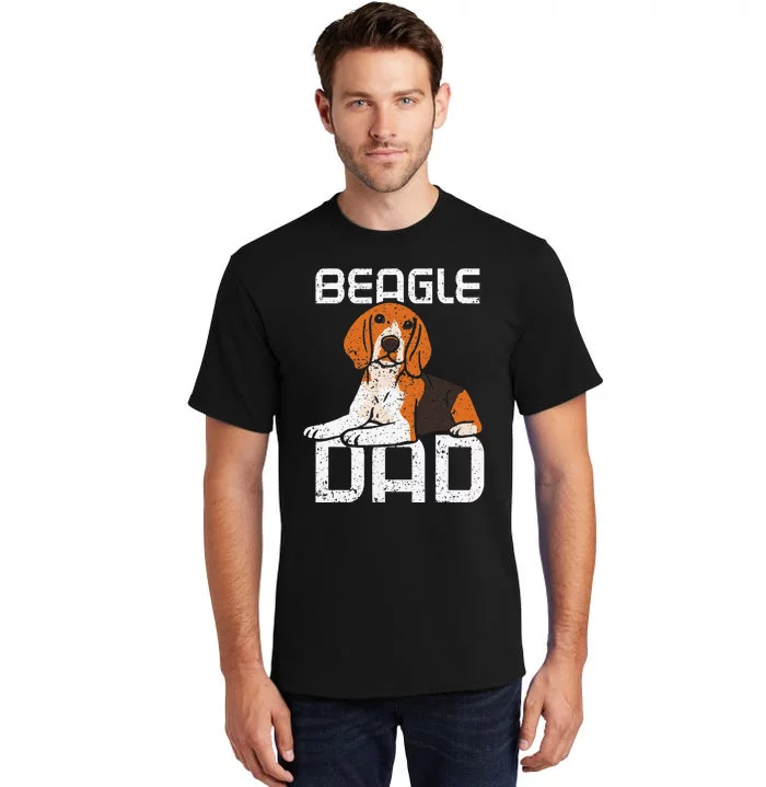 Beagle Dad Guy Lover Dog Beagles Puppy Father Daddy Papa Tall T-Shirt