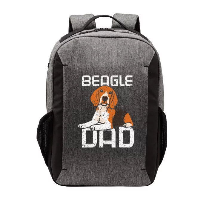 Beagle Dad Guy Lover Dog Beagles Puppy Father Daddy Papa Vector Backpack